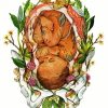 Unborn Baby Illustration Paint By Number