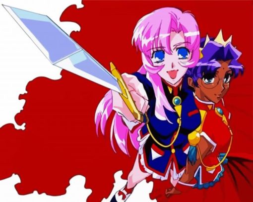 Utena Anime Girl Paint By Number