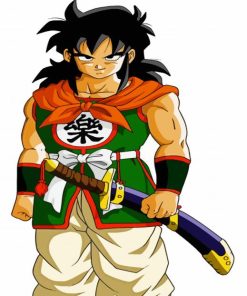 Yamcha Dragon Ball paint by numbers