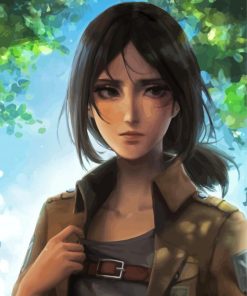 Ymir Attack on Titan paint by numbers
