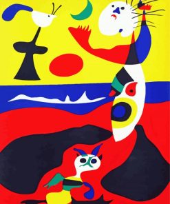 Abstract Art Joan Miro Paint By Number