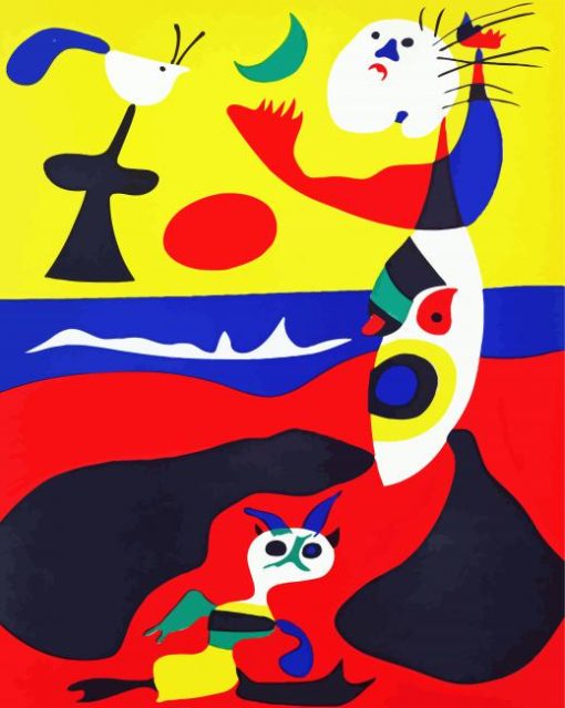Abstract Art Joan Miro Paint By Number