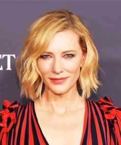 Actress Cate Blanchett Paint By Number