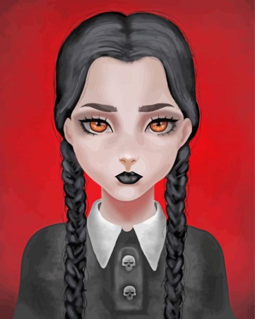 Addams Family Wednesday Paint By Number