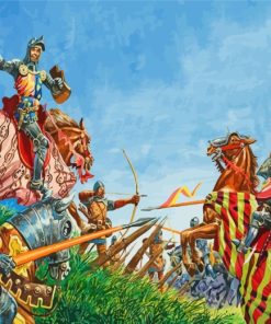 Agincourt Battlefield Paint By Number