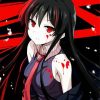 Akame Ga Kill Anime Girl paint by numbers