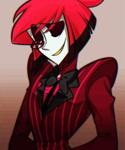 Alastor Hazbin Hotel Animated Serie Paint By Number