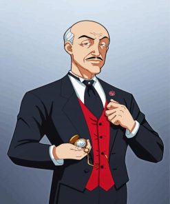 Alfred Pennyworth Batman Characters paint by numbers