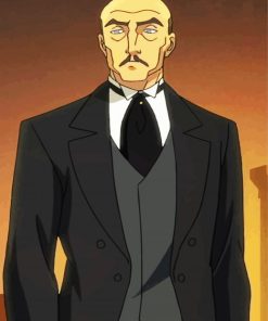 Alfred Pennyworth From Batman Movie paint by numbers
