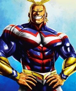 All Might Super Hero Paint By Number