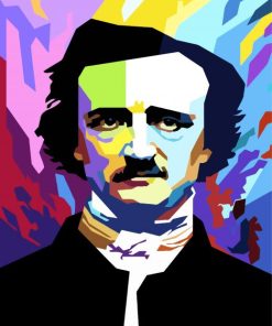 Allan Poe PopArt Paint By Number