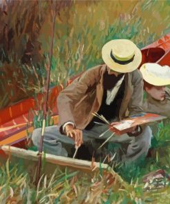An Out Of Doors Study By Sargent Paint By Number