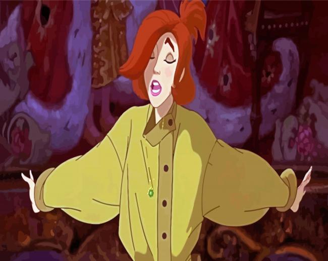 Disney Anastasia Singing Paint By Number