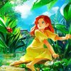 Anime Arrietty Art paint by numbers