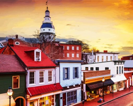 Annapolis Maryland Paint By Number
