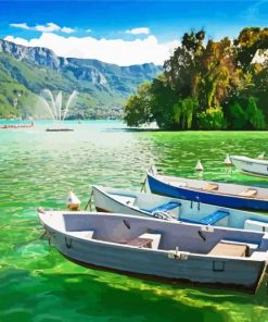 Annecy Lake Seascapes Paint By Number