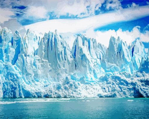 Antarctica Glaciers Paint By Number