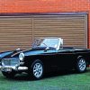 Antique Black Mg Car paint by numbers