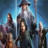 Aragorn and Characters of Lord of The Ring Art paint by numbers