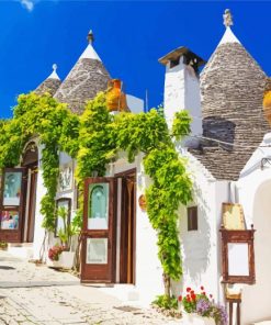 Alberobello Town In Italy paint by numbers