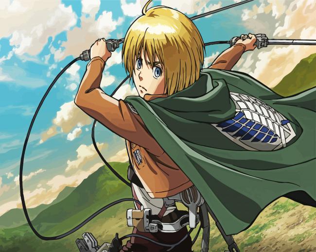 Armin Arlert Anime Characters paint by numbers