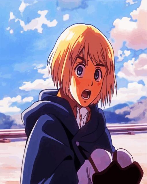 Armin Manga Anime Characters paint by numbers