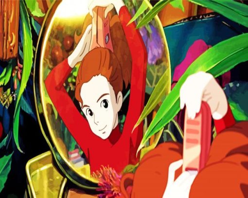 Arrietty Secret World paint by numbers