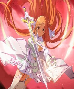 Asuna Sword Art Online Anime Paint By Number