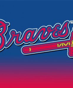 Atlanta Braves Logo Paint By Number