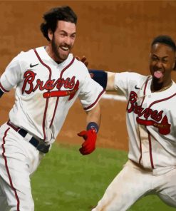 Atlanta Braves Playing paint by numbers