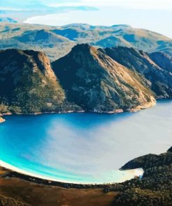 Australia Tasmania Seascape paint by numbers