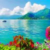 Beautiful View Of Annecy Lake France paint by numbers
