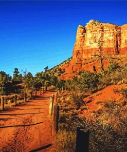 Bell Rock Trail paint by numbers