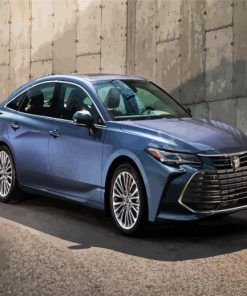 Blue Toyota Avalon paint by numbers