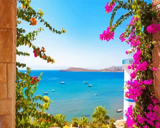 Bodrum Sea View Paint By Number