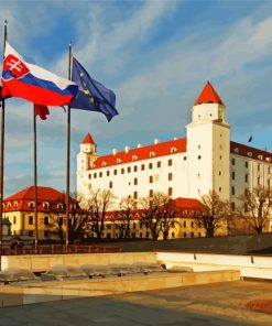 Bratislava Castle Slovakia Paint By Number