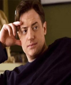 Brendan Fraser Movie Character paint by numbers