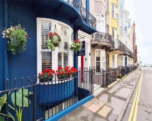 Brighton Houses Paint By Number