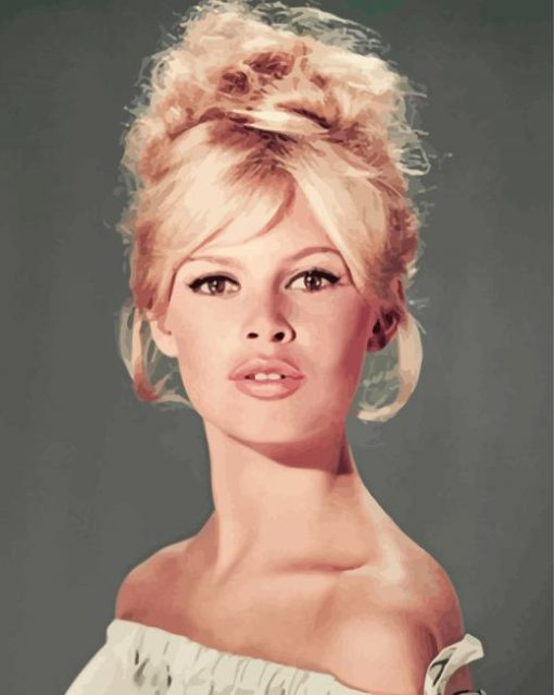 Brigitte Bardot paint by numbers