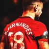 Bruno Fernandes Football Player paint by numbers