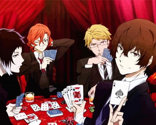Bungo Stray Dogs Anime Characters paint by numbers