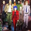 Characters of Ghost in the Shell Arise Anime paint by numbers
