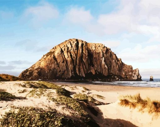 California Morro Bay paint by numbers