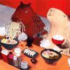Capybara Eating Sushi Paint By Number