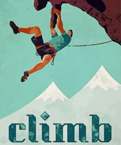 Climb Poster Paint By Number