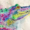 Colorful Alligator paint by numbers