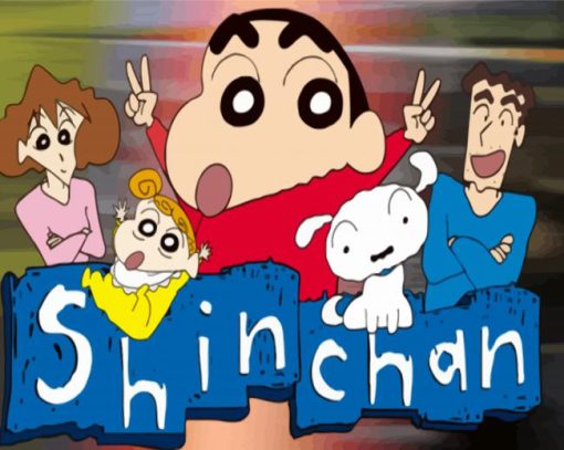 Crayon Shin chan paint by numbers