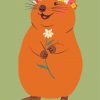 Cute Quokka paint by numbers