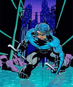 DC Batman Nightwing paint by numbers
