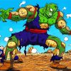 Demon Piccolo Dragon Ball Z paint by numbers